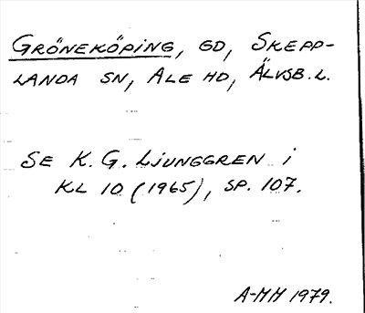 Bild på arkivkortet för arkivposten Gröneköping