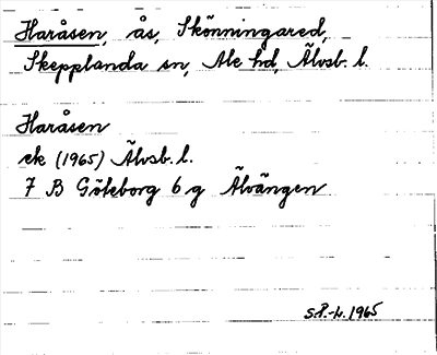 Bild på arkivkortet för arkivposten Haråsen