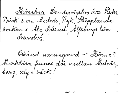 Bild på arkivkortet för arkivposten Hönebro