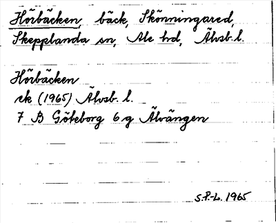 Bild på arkivkortet för arkivposten Hörbäcken