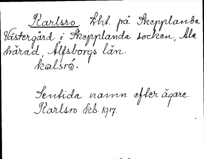Bild på arkivkortet för arkivposten Karlsro