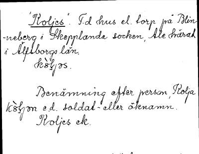 Bild på arkivkortet för arkivposten Koljes