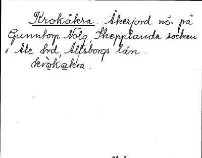 Bild på arkivkortet för arkivposten Krokåkra