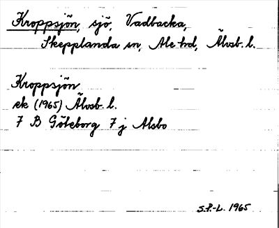 Bild på arkivkortet för arkivposten Kroppsjön