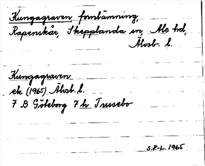 Bild på arkivkortet för arkivposten Kungagraven
