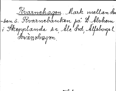 Bild på arkivkortet för arkivposten Kvarnehagen