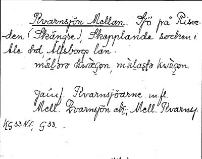 Bild på arkivkortet för arkivposten Kvarnsjön, Mellan