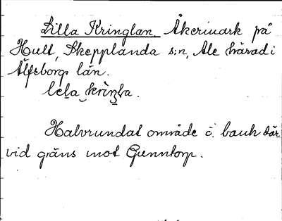 Bild på arkivkortet för arkivposten Lilla Kringlan