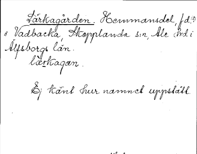 Bild på arkivkortet för arkivposten Lärkagården