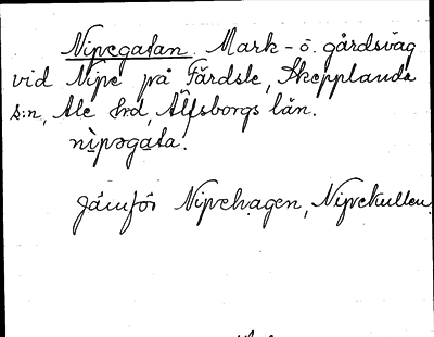 Bild på arkivkortet för arkivposten Nipeberget