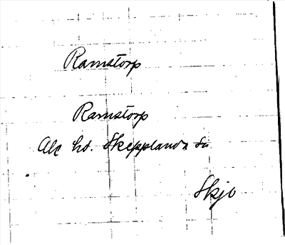 Bild på arkivkortet för arkivposten Ramstorp