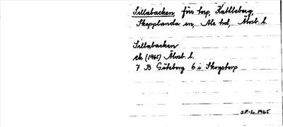 Bild på arkivkortet för arkivposten Sillabacken