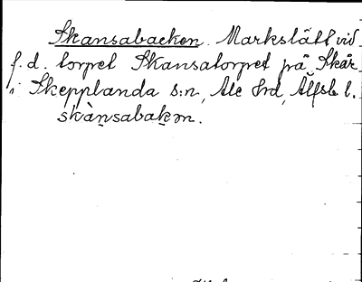 Bild på arkivkortet för arkivposten Skansabacken