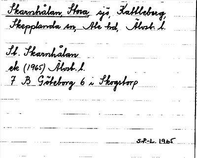 Bild på arkivkortet för arkivposten Skarnhålan, Stora