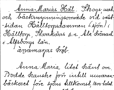 Bild på arkivkortet för arkivposten Anna-Marias Hål