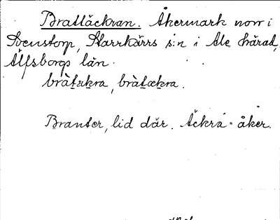 Bild på arkivkortet för arkivposten Brattäckran