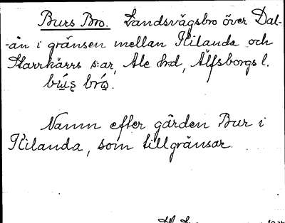 Bild på arkivkortet för arkivposten Burs Bro