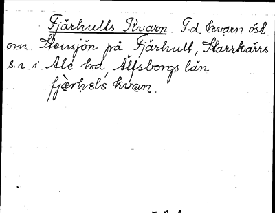 Bild på arkivkortet för arkivposten Fjärhults Kvarn