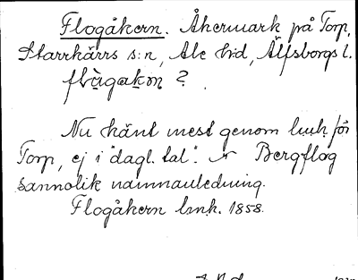 Bild på arkivkortet för arkivposten Flogåkern