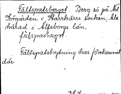 Bild på arkivkortet för arkivposten Fältspatsberget