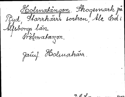 Bild på arkivkortet för arkivposten Holmatången