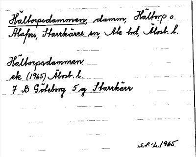 Bild på arkivkortet för arkivposten Hältorpsdammen