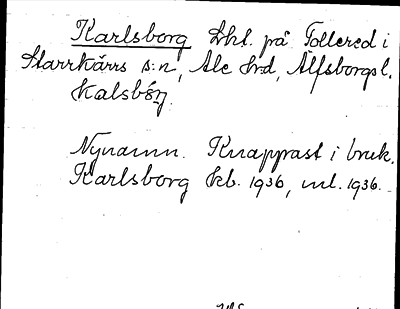 Bild på arkivkortet för arkivposten Karlsborg