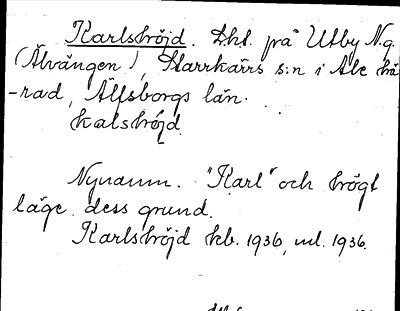 Bild på arkivkortet för arkivposten Karlshöjd