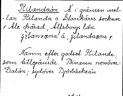 Bild på arkivkortet för arkivposten Kilandaån