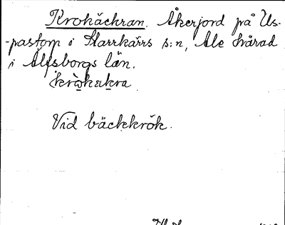 Bild på arkivkortet för arkivposten Krokäckran