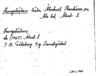 Bild på arkivkortet för arkivposten Kungshålan