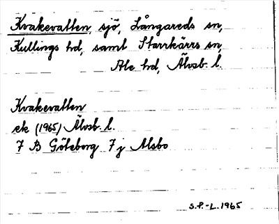 Bild på arkivkortet för arkivposten Kvakevatten