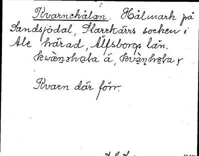 Bild på arkivkortet för arkivposten Kvarnehålan