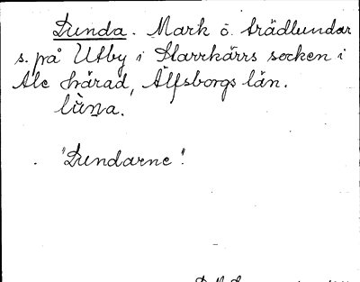 Bild på arkivkortet för arkivposten Lunda