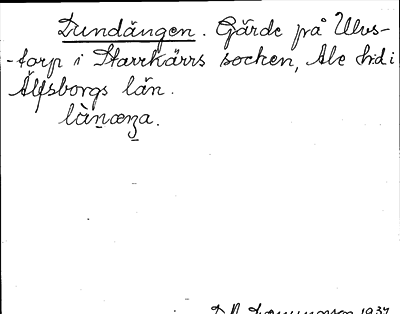Bild på arkivkortet för arkivposten Lundängen
