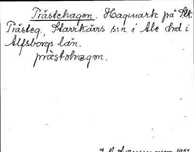 Bild på arkivkortet för arkivposten Prästehagen