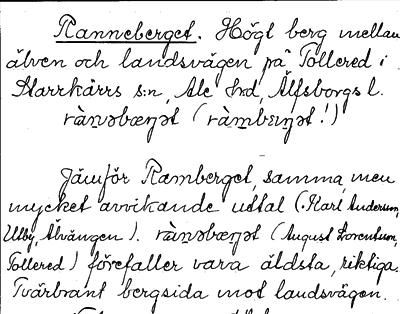 Bild på arkivkortet för arkivposten Ranneberget