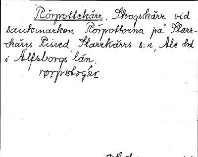 Bild på arkivkortet för arkivposten Rörpottekärr