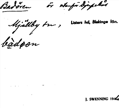 Bild på arkivkortet för arkivposten Badören