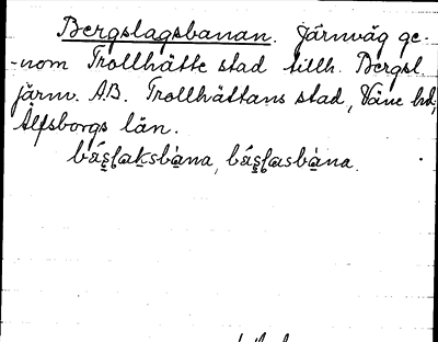 Bild på arkivkortet för arkivposten Bergslagsbanan