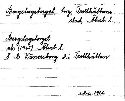 Bild på arkivkortet för arkivposten Bergslagstorget