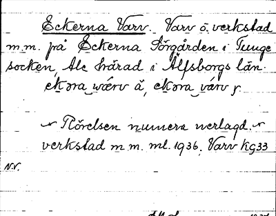 Bild på arkivkortet för arkivposten Eckerna Varv