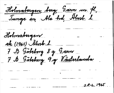 Bild på arkivkortet för arkivposten Holmabergen