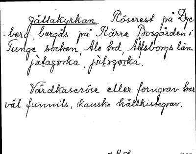 Bild på arkivkortet för arkivposten Jättakyrkan