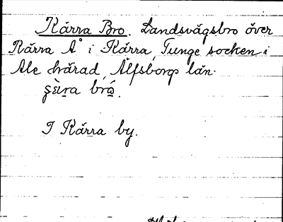 Bild på arkivkortet för arkivposten Kärra Bro