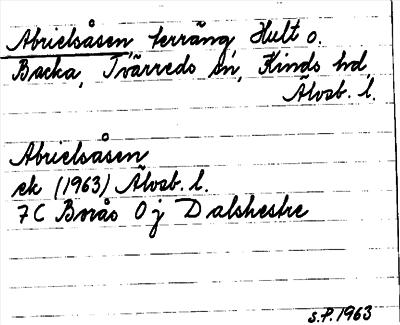 Bild på arkivkortet för arkivposten Abrielsåsen