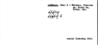 Bild på arkivkortet för arkivposten Ackåkern