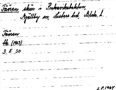 Bild på arkivkortet för arkivposten Fäören