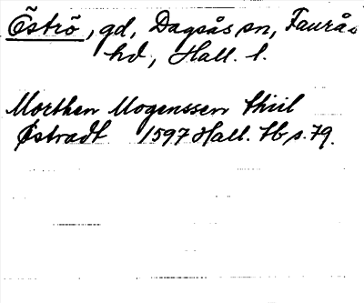 Bild på arkivkortet för arkivposten Öströ