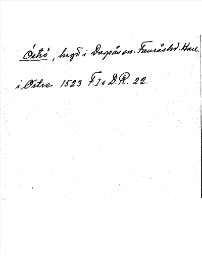 Bild på arkivkortet för arkivposten Öströ